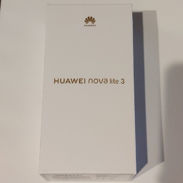 スマホ/家電/カメラ新品未開封　Huawei nova lite 3 ブラック SIMフリー