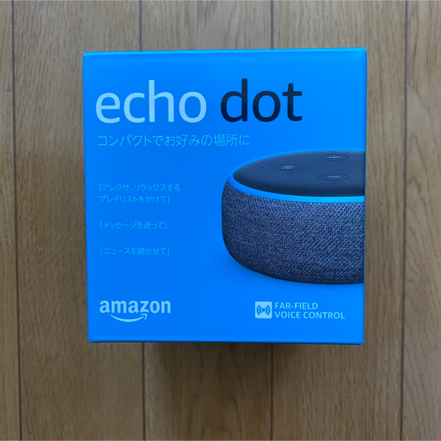 ECHO(エコー)のAmazon Echo Dot アレクサ （黒） スマホ/家電/カメラのオーディオ機器(スピーカー)の商品写真