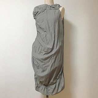 チャラヤン(CHALAYAN)のchalayan アシンメトリー ワンピース(ひざ丈ワンピース)