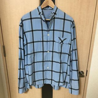 サンシー(SUNSEA)のsunsea サンシー unused  チェックシャツ　17ss(シャツ)