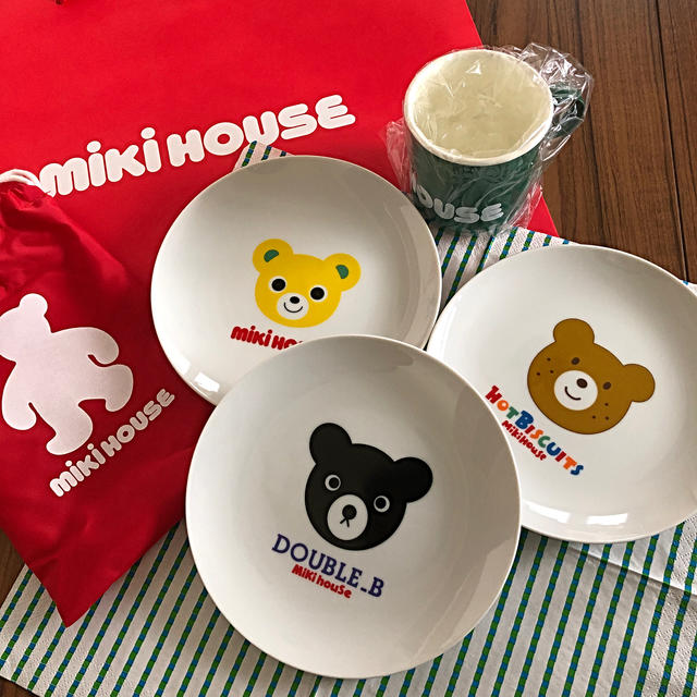 mikihouse - ミキハウス 新品プレート＆カップの通販 by Cherry's shop ...