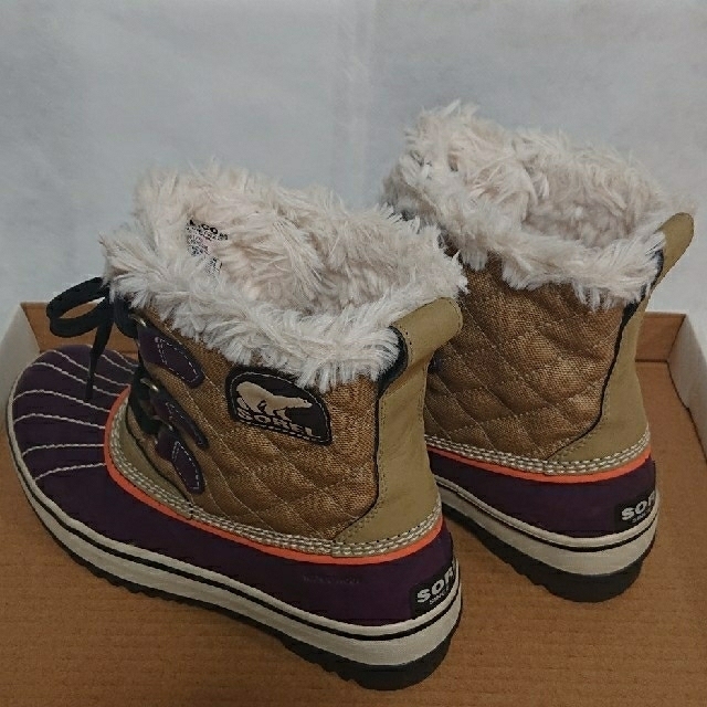 SOREL(ソレル)の【お値下げ】SORELブーツ TIVOLI 23㎝キャンバス レディースの靴/シューズ(ブーツ)の商品写真