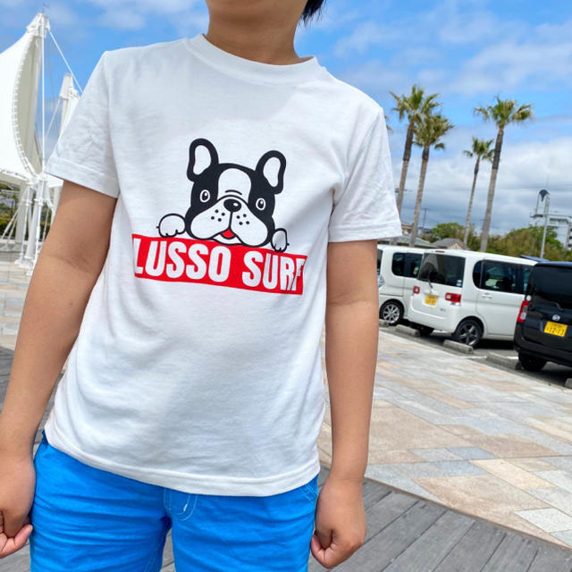 CHUMS(チャムス)の西海岸系☆LUSSO SURF Tシャツ　Lサイズ☆patagonia キッズ/ベビー/マタニティのキッズ服男の子用(90cm~)(Tシャツ/カットソー)の商品写真