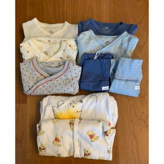 プチバトー(PETIT BATEAU)の【プチバトー・H&M】肌着・ロンパースセット(肌着/下着)