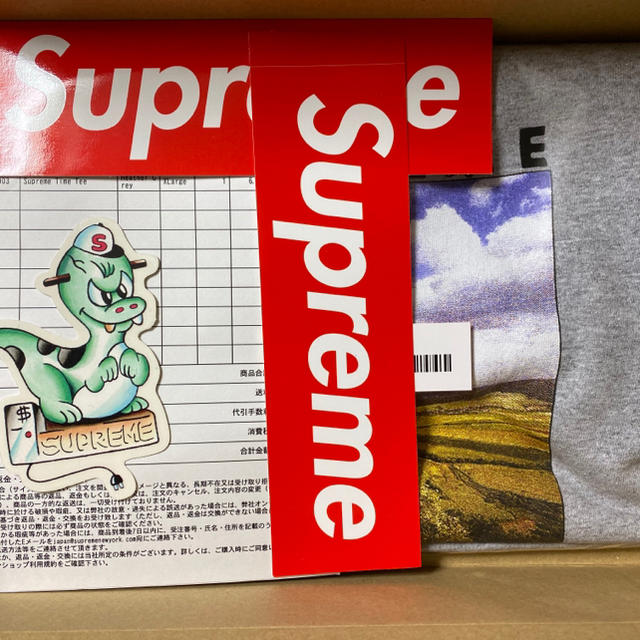 Supreme(シュプリーム)の【グレーXL】Supreme Time Tee メンズのトップス(Tシャツ/カットソー(半袖/袖なし))の商品写真