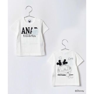 アナップキッズ(ANAP Kids)のANAP Kids ドライブミッキーミニー　ポッケ付きTシャツ(Ｔシャツ)