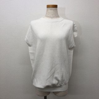 アンタイトル(UNTITLED)の【新品】UNTITLED ホールガーメントアシメノースリニット(ニット/セーター)