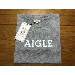 エーグル(AIGLE)の新品 エーグル Tシャツ 長袖 ロゴ入り(Tシャツ(長袖/七分))