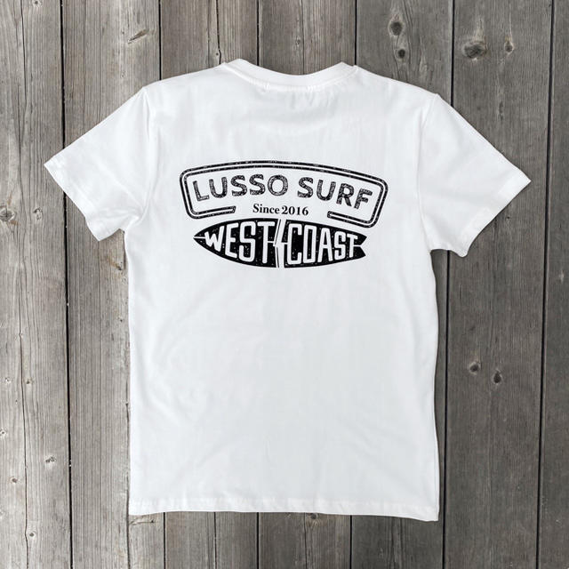 Ron Herman(ロンハーマン)の夏コーデ☆LUSSO SURF ウェストコーストTシャツ　Sサイズ　ベイフロー レディースのトップス(Tシャツ(半袖/袖なし))の商品写真