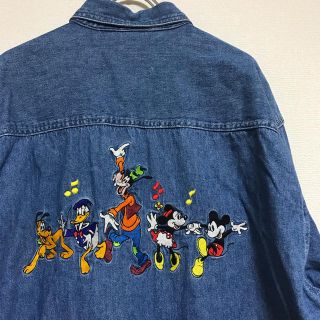 ディズニー(Disney)の専用出品✳︎古着 vintage ディズニー 刺繍 デニム シャツ Lサイズ(シャツ)