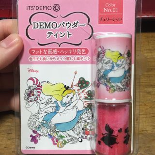 フシギノクニノアリス(ふしぎの国のアリス)のディズニー　アリス　DEMOパウダーティント 01 チェリーレッド(口紅)