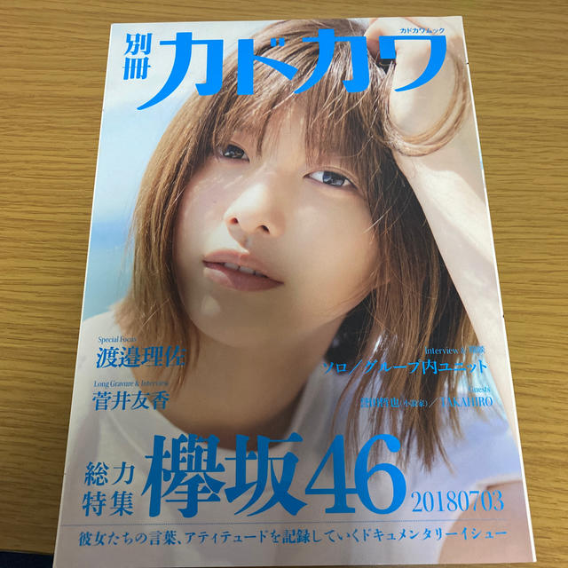 欅坂46(けやき坂46)(ケヤキザカフォーティーシックス)の別冊カドカワ総力特集欅坂４６　２０１８０７０３　5/12廃棄予定 エンタメ/ホビーの本(アート/エンタメ)の商品写真