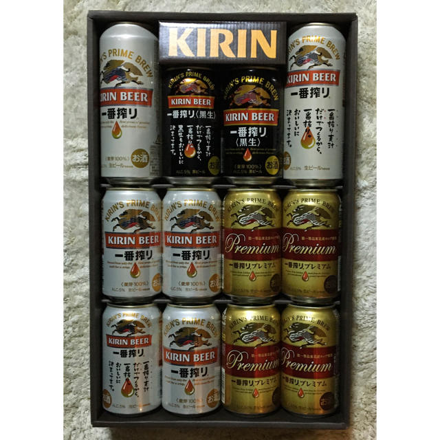 キリン(キリン)のキリン 一番搾り詰め合わせセット(3種12本)  食品/飲料/酒の酒(ビール)の商品写真