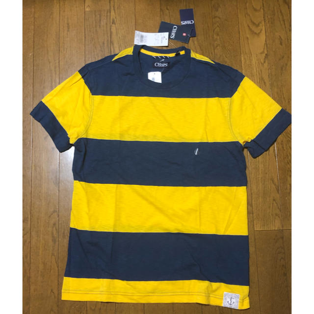 CHAPS - 新品・未着用! CHAPS メンズ 半袖Tシャツ 紺・黄 CHAPS - 新品・未着用! CHAPS メンズ 半袖Tシャツ 紺・黄