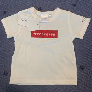 コンバース(CONVERSE)のコンバース　ベビー服　ホワイト　80センチ(Ｔシャツ)