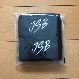 エグザイル トライブ(EXILE TRIBE)のJSB ブランド リストバンド ブラック 新品 三代目(ミュージシャン)