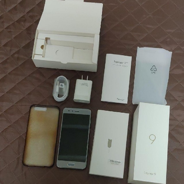 スマートフォン/携帯電話huawei honor9 SIMフリー　国内版
