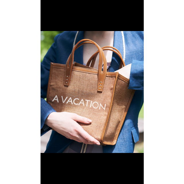 A VACATION アヴァケーション ロゴ トートバック オシャレ www.gold