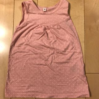 ムジルシリョウヒン(MUJI (無印良品))の無印良品、女の子用ノースリーブ、サイズ90(Tシャツ/カットソー)