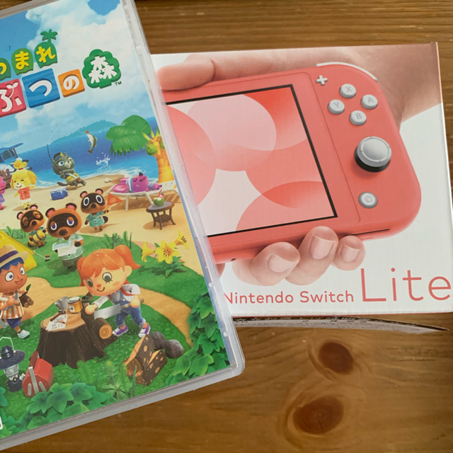 switchlite コーラル　あつまれどうぶつの森