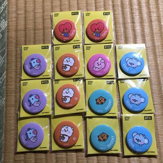 ボウダンショウネンダン(防弾少年団(BTS))のrin様専用☆BT21 缶バッジ 14個セット(アイドルグッズ)