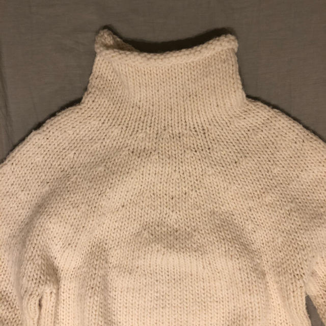 BEAMS BOY(ビームスボーイ)のBEAMS BOY 手編みニット(Wool100%) レディースのトップス(ニット/セーター)の商品写真