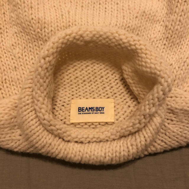 BEAMS BOY(ビームスボーイ)のBEAMS BOY 手編みニット(Wool100%) レディースのトップス(ニット/セーター)の商品写真