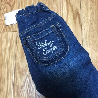 シャーリーテンプル(Shirley Temple)のシャーリーテンプル  デニム　110 新品タグ付き(パンツ/スパッツ)