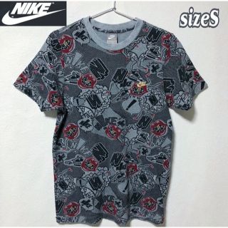 ナイキ(NIKE)のsizeS◆匿名配送☆NIKE◆総柄Tシャツ レア物 美品(Tシャツ/カットソー(半袖/袖なし))