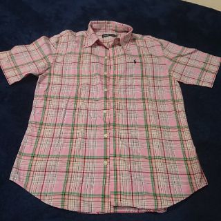 ラルフローレン(Ralph Lauren)のRALPH LAUREN ピンクチェック ボタンダウンシャツ160(ブラウス)