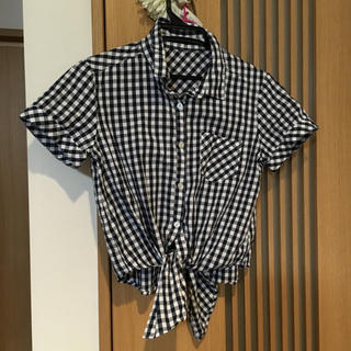 コウベレタス(神戸レタス)の新品未使用♡ギンガムチェックシャツ(シャツ/ブラウス(半袖/袖なし))