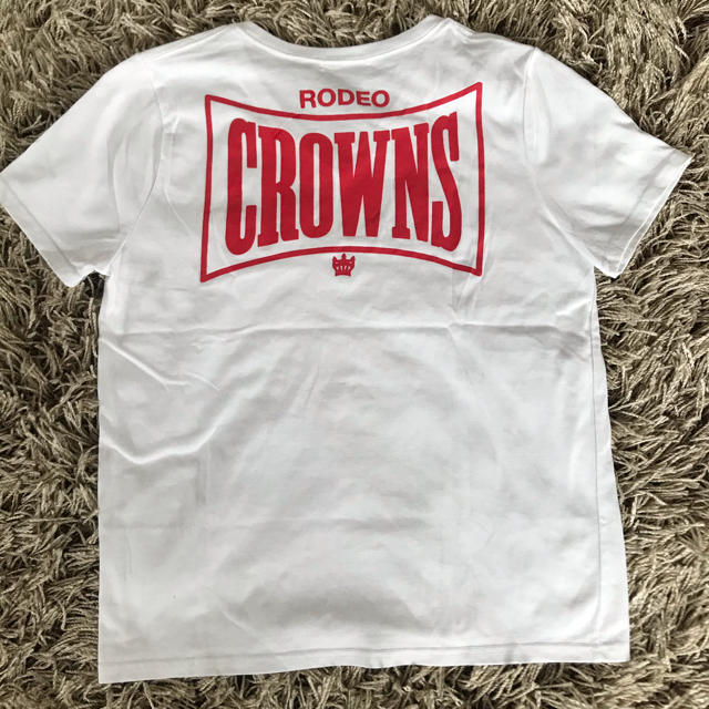 RODEO CROWNS(ロデオクラウンズ)の新品 RCWB 白 Ｔシャツ フリーサイズ レディースのトップス(Tシャツ(半袖/袖なし))の商品写真