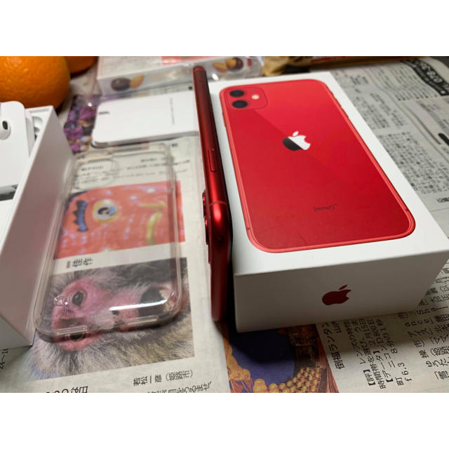 iPhone 11 (PRODUCT)RED 128 GB SIMフリー