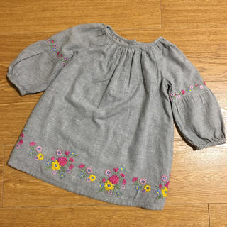 ベビーギャップ(babyGAP)のbabyGAP 2020年購入 花柄刺繍ワンピース 90cm(ワンピース)