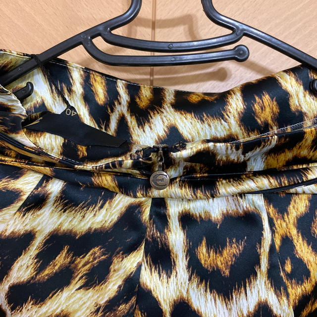 just cavalli ヒョウ柄ロングドレス