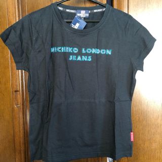 ミチコロンドン(MICHIKO LONDON)の【新品】ミチコロンドン　MICHIKO LONDON Tシャツ　黒　ブラック(Tシャツ(半袖/袖なし))