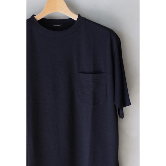 通販激安】 COMOLI ウール天竺半袖クルー 二枚セット 20ss comoli - T