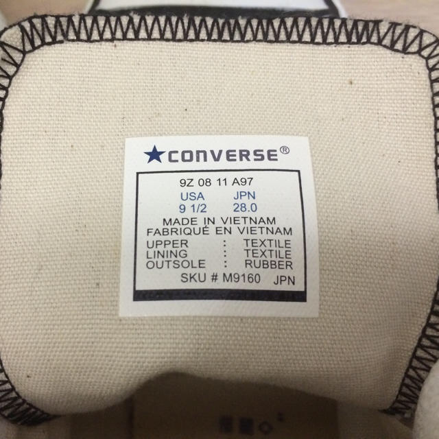 CONVERSE(コンバース)のコンバースハイカット ブラック メンズの靴/シューズ(スニーカー)の商品写真