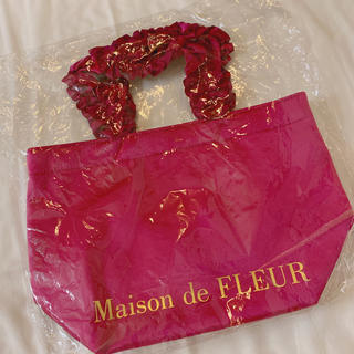 メゾンドフルール(Maison de FLEUR)の【新品未使用タグ付き】MaisondeFLEURヴィンテージサテンフリルトートS(トートバッグ)