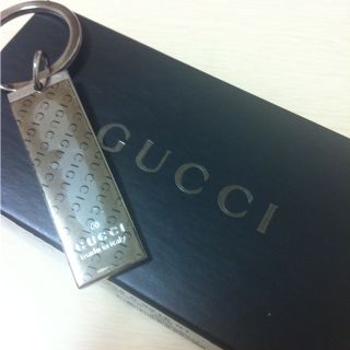 グッチ(GUCCI)のGUCCI★シルバーキーホルダー箱付き(その他)
