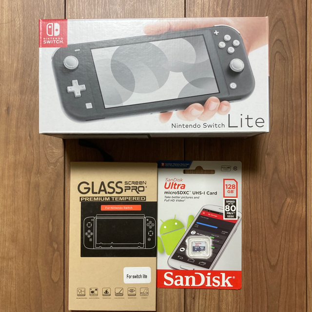 【未使用品】Nintendo Switch Lite グレー　＋　おまけ