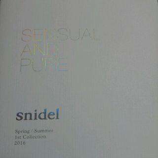 スナイデル(SNIDEL)のスナイデル2016SSカタログ(ファッション)