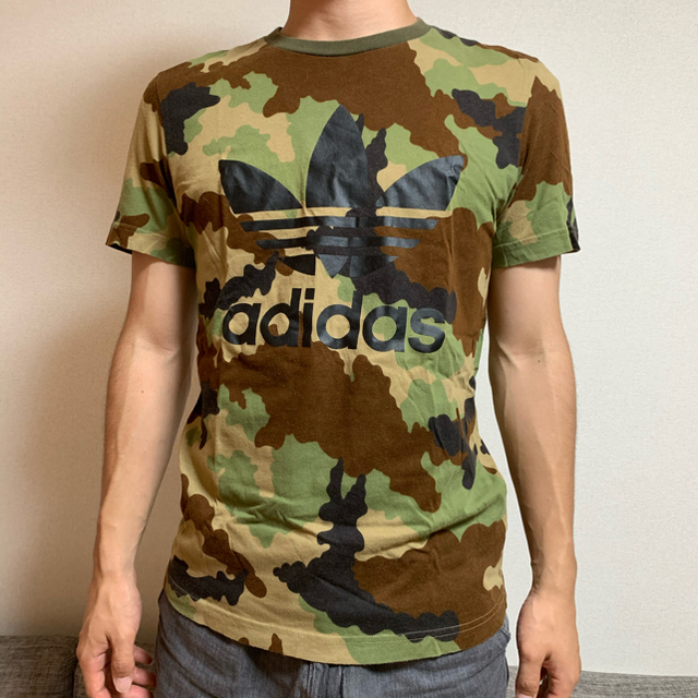 adidas(アディダス)のadidas Tシャツ 迷彩　※レゲェ野郎⭐︎様専用 メンズのトップス(Tシャツ/カットソー(半袖/袖なし))の商品写真