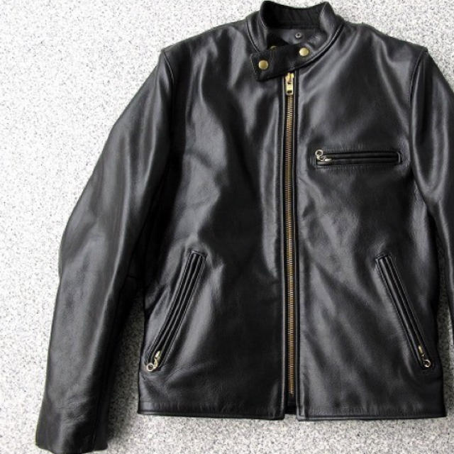 VANSON(バンソン)のVANSON B バンソン  ライダース レザー ジャケット 定価12万円 メンズのジャケット/アウター(ライダースジャケット)の商品写真