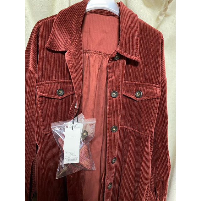 moussy(マウジー)のmoussy CORDUROY ロングシャツ レディースのトップス(シャツ/ブラウス(長袖/七分))の商品写真