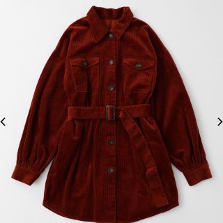 マウジー(moussy)のmoussy CORDUROY ロングシャツ(シャツ/ブラウス(長袖/七分))