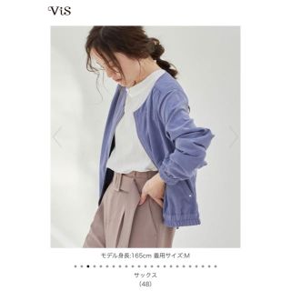 ヴィス(ViS)のVIS リバーシブルショートジップブルゾン(ブルゾン)