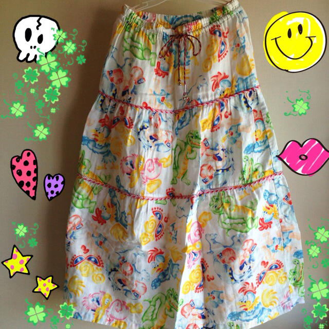 HYSTERIC MINI(ヒステリックミニ)のヒスミニ☆  マキシスカート キッズ/ベビー/マタニティのキッズ服女の子用(90cm~)(その他)の商品写真