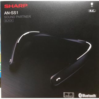 アクオス(AQUOS)のSHARP AQUOSサウンドパートナー「AN-SS1」ブラック(ヘッドフォン/イヤフォン)