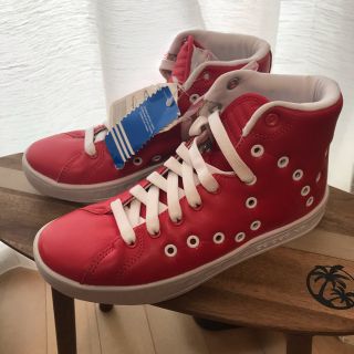 アディダス(adidas)のアディダス relace mid adidasホールドスタッズレザースニーカー(スニーカー)